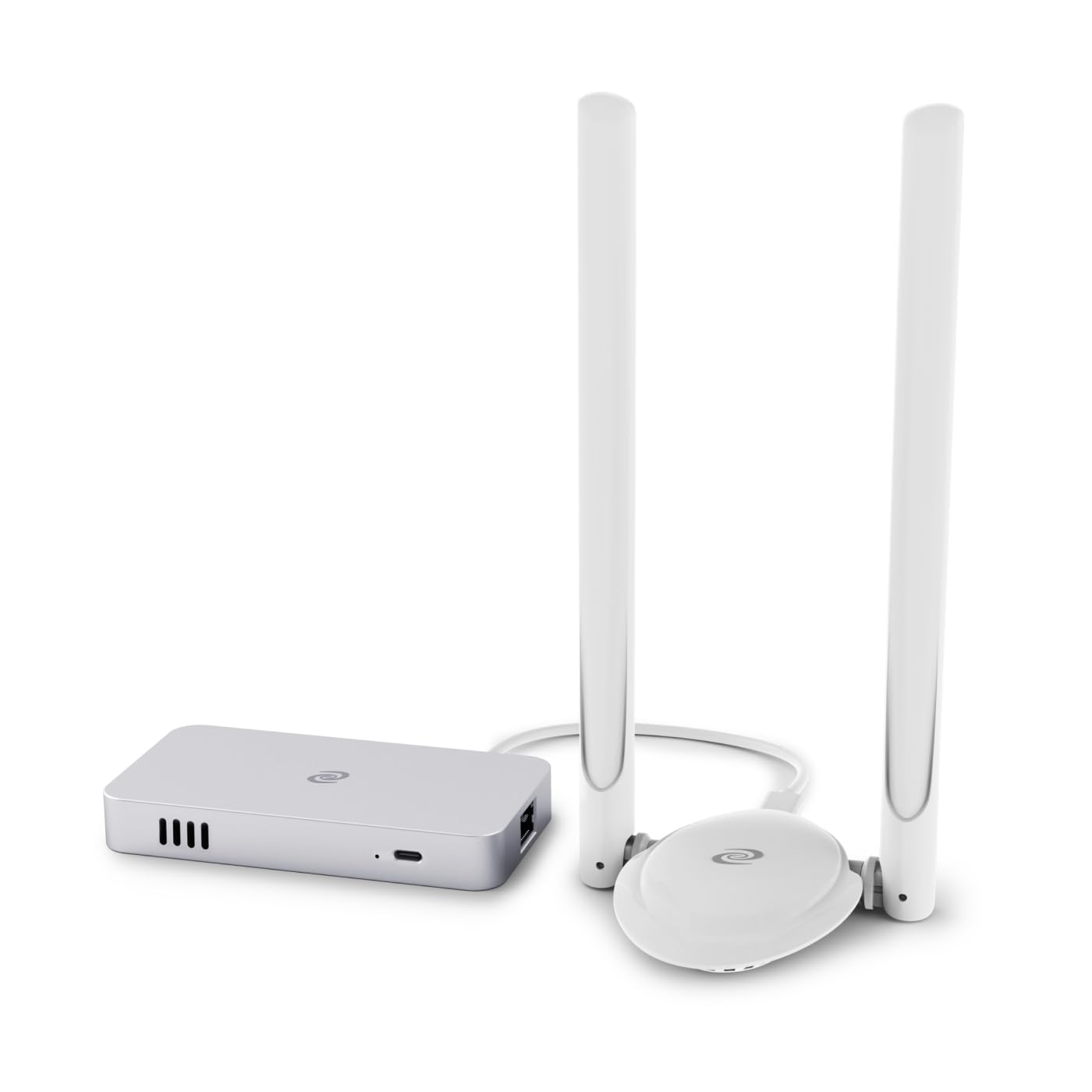 Mini Decentralized VPN Router for Travel Enterprise-Level Cybersecurity
| Decentralized Wi-Fi Router with Dual Antennas