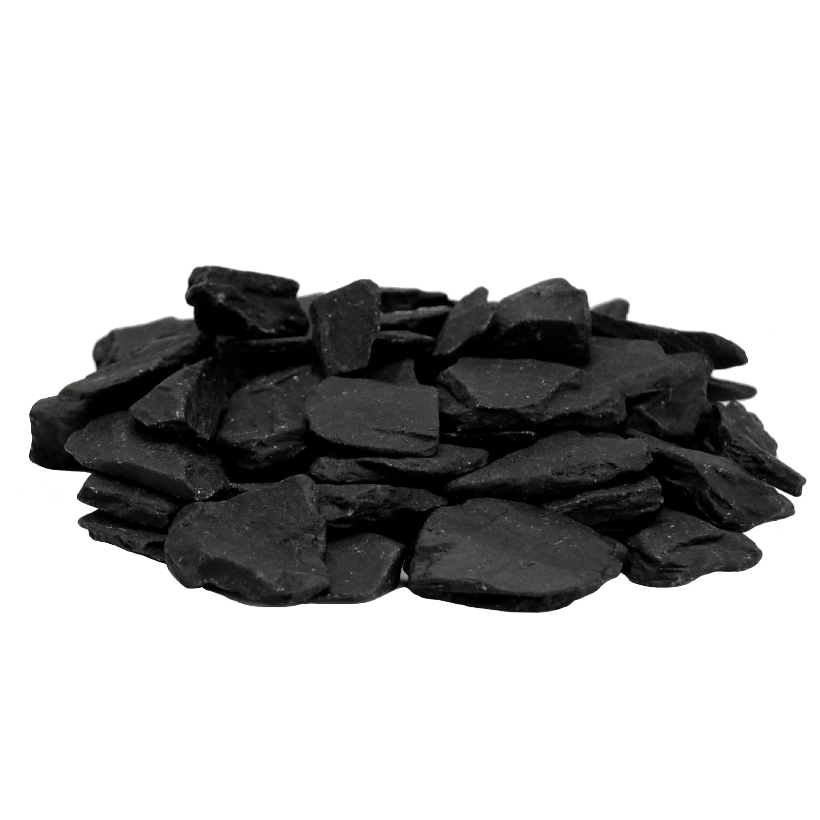 20lb Natural Slate Stone Rock for Aquarium Decoration-Best Fish Tank Slate Stones-Miniature or Fairy Gardens, Landscapin