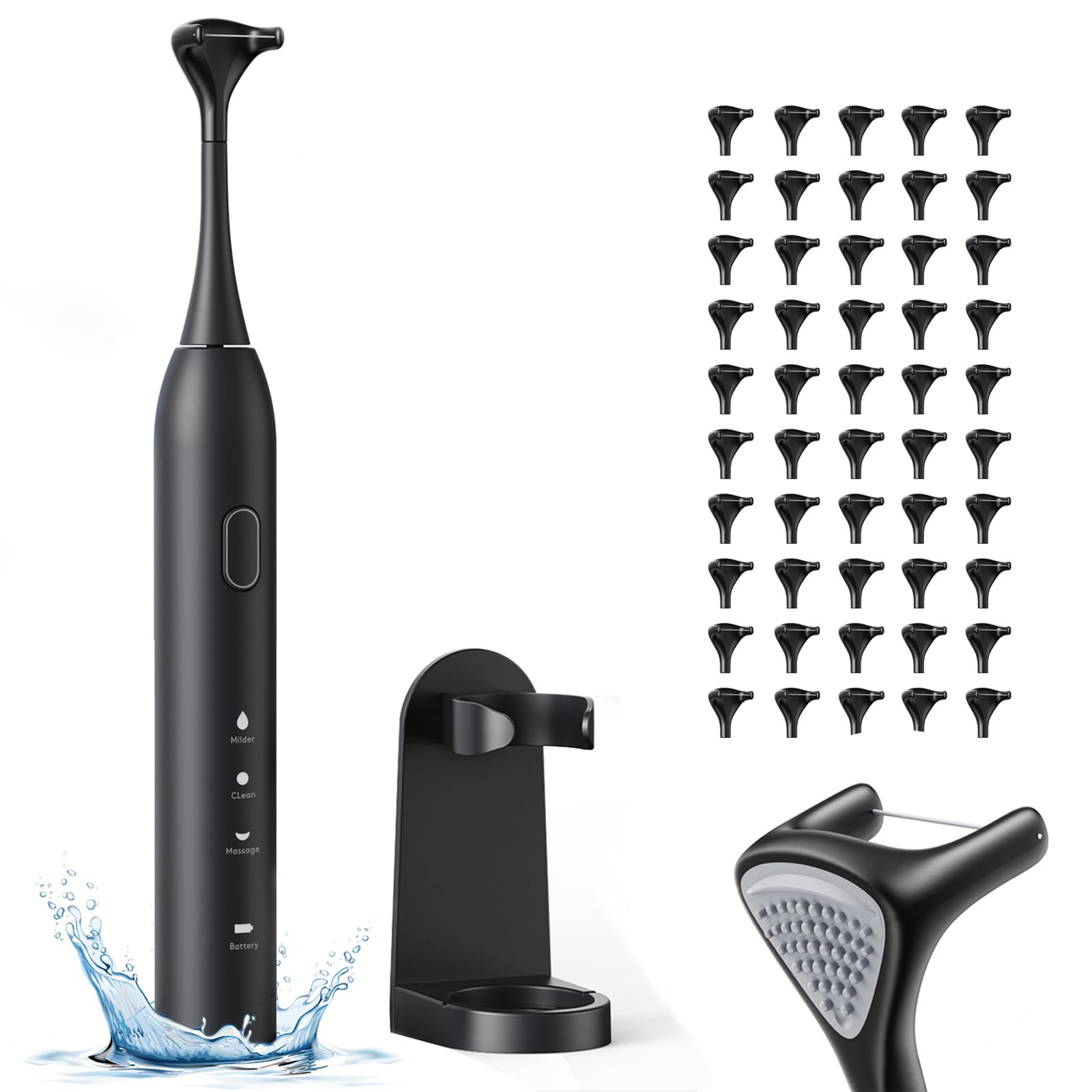 Teeth-Cleaning Electric Flosser for Oral Hygiene with 3 Modes & 50 Replacement Heads
| Power Flosser & Tongue Cleaner A