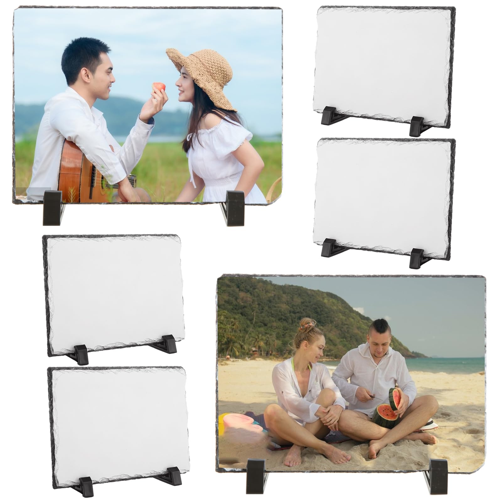 LOPYXBR 6 PCS 5x7 Inch Sublimation Slate Blanks for DIY Souvenir Custom Design
| LOPYXBR 5x7 Thermal Transfer Sublimati